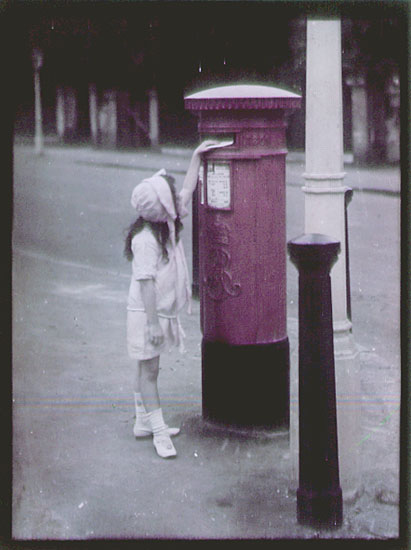 Anonymous - Little Girl Posting a Letter