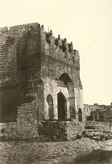 Auguste Salzmann - Jerusalem, Porte de la Citadelle