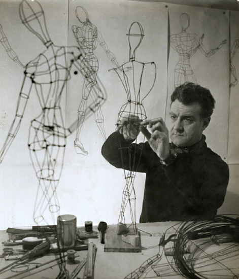 Robert Doisneau - Saint-Martin, Maker of Wire Figurines