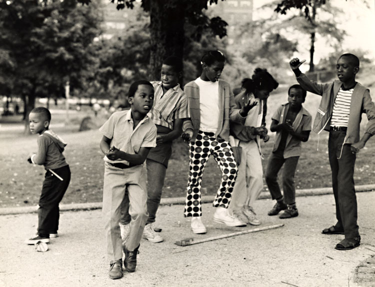 Arthur Tress - Black Children Dance to Rock 'n Roll in in Harlem's Mount Morris Park, New York City, NY