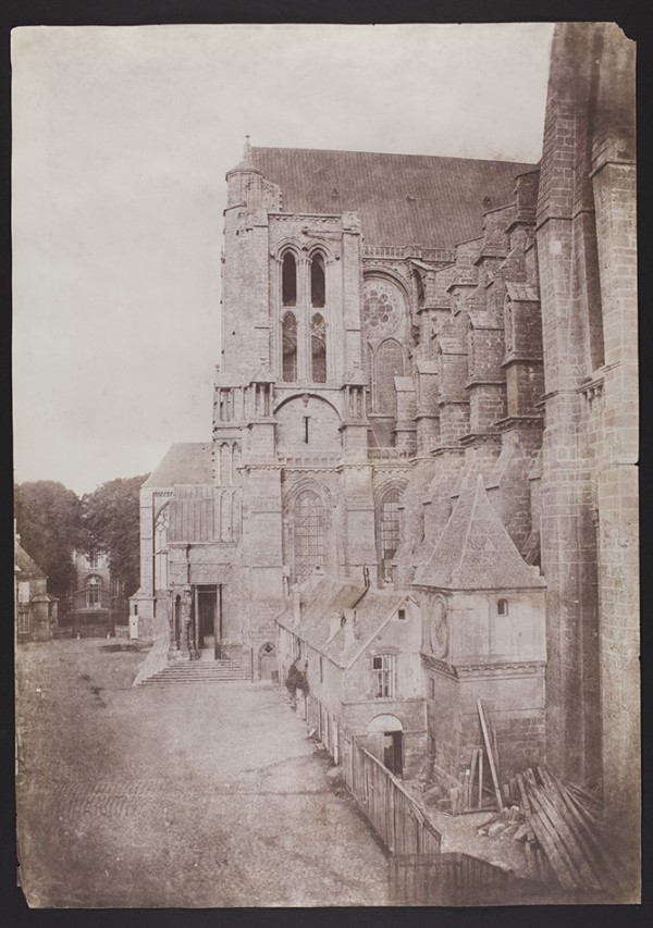 Charles Negre, North Side of Chartres Cathedral Viewed from the West