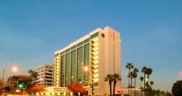 Hotel Hilton in Pasadena, the Symposium's headquarter's hotel.