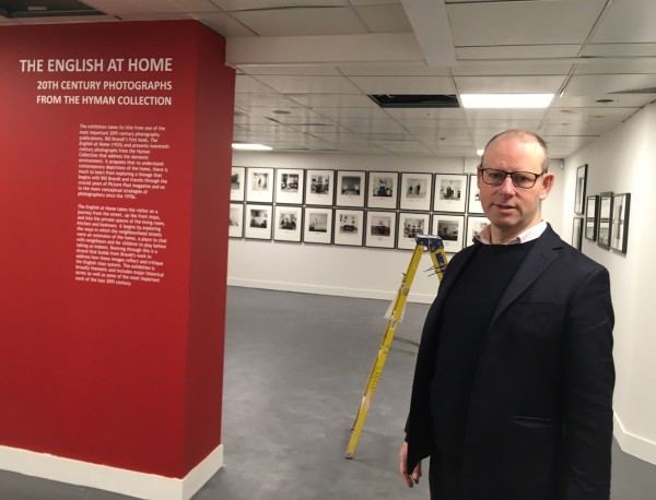 James Hyman and the Centre for British Photography just prior to its highly successful opening. (Photo by Michael Diemar)