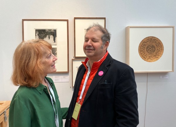 Marion and Philippe Jacquier of Lumiere des Roses. (Photo by Michael Diemar)