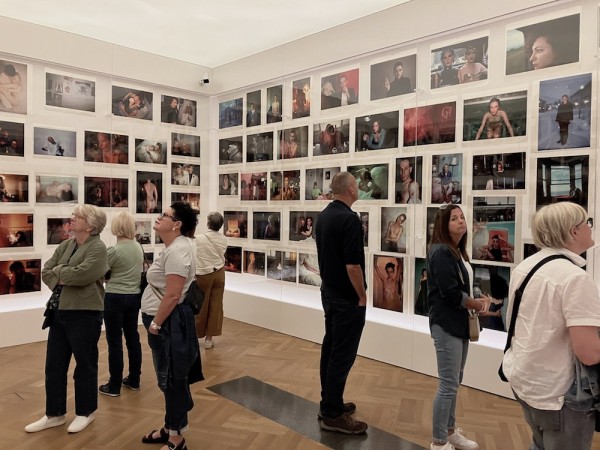 "Thanksgiving" installation by Nan Goldin. Photo by Michael Diemar.