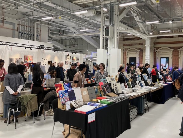 The photobook section was strong at Photo London. (Photo Credit Michael Diemar)