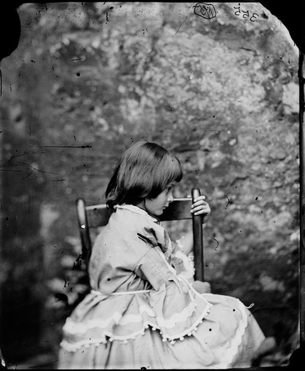 Lewis Carroll modern positive from glass plate negative.